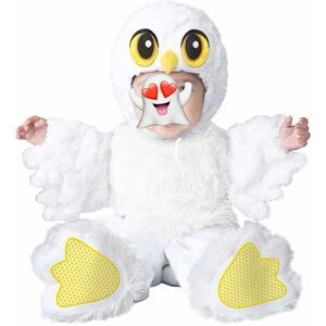 Adorable White Snow Owl Baby/Toddler Costume